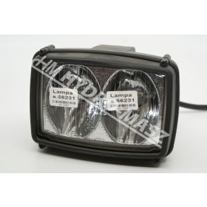 Lampa robocza Prostokątne - 12/24V (55/70W) s.56231