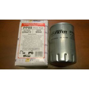 Filtr oleju  PP-8.9, PP89, Filtron OP647/2, WANN W940 