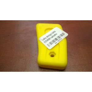 Gałka dźwigni żółta E034590 nakładka