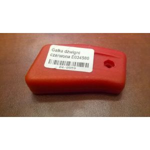 Gałka dźwigni czerwona E034580