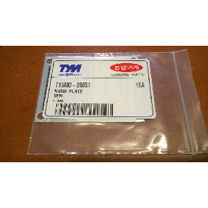 NAME PLATE / Logo maski TYM00-20051