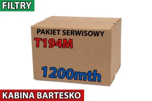 T194 (kabina Bartesko) - 1200mth (pakiet filtrów i oleju)