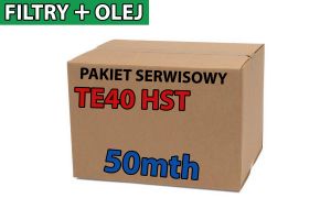 TE40HST (Bez kabiny)- 50mth (pakiet filtrów i oleju)