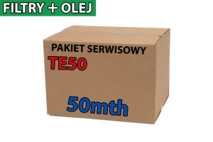 TE50 (KABINA FABRYCZNA) - 50mth (pakiet filtrów i oleju)