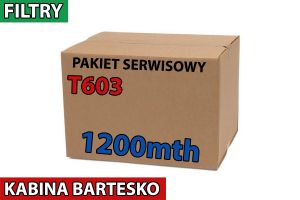 T603 (KABINA BARTESKO) - 1200mth (pakiet filtrów)